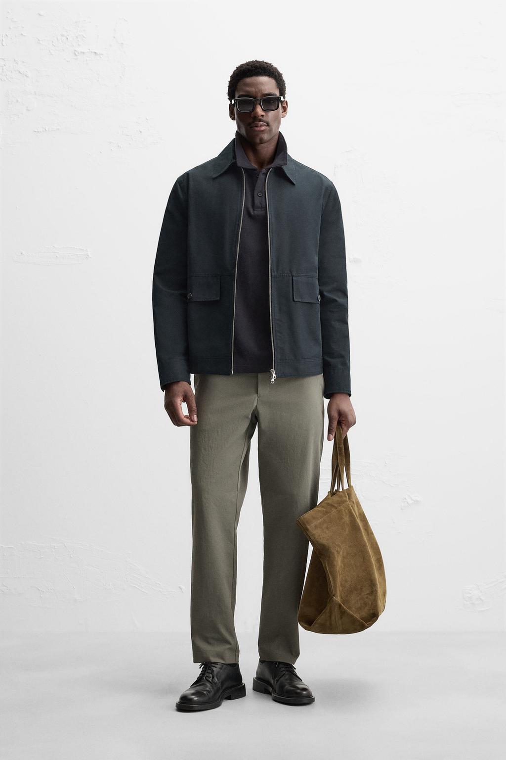

Быстросохнущие брюки-чинос ZARA, цвет Mid-grey