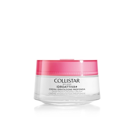 

Увлажняющий крем для лица Deep Moisture Cream 100H Увлажняющая обертывающая текстура Идеально подходит для нормальной и сухой кожи 50 мл Collistar