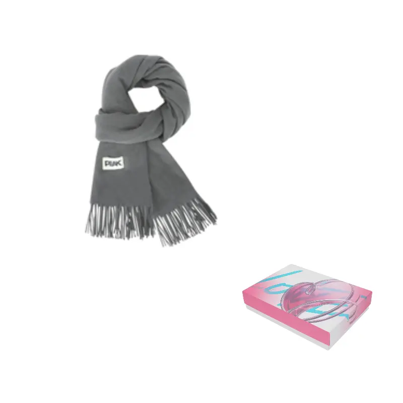 

PEAK Вязаный шарф унисекс, Light Gray