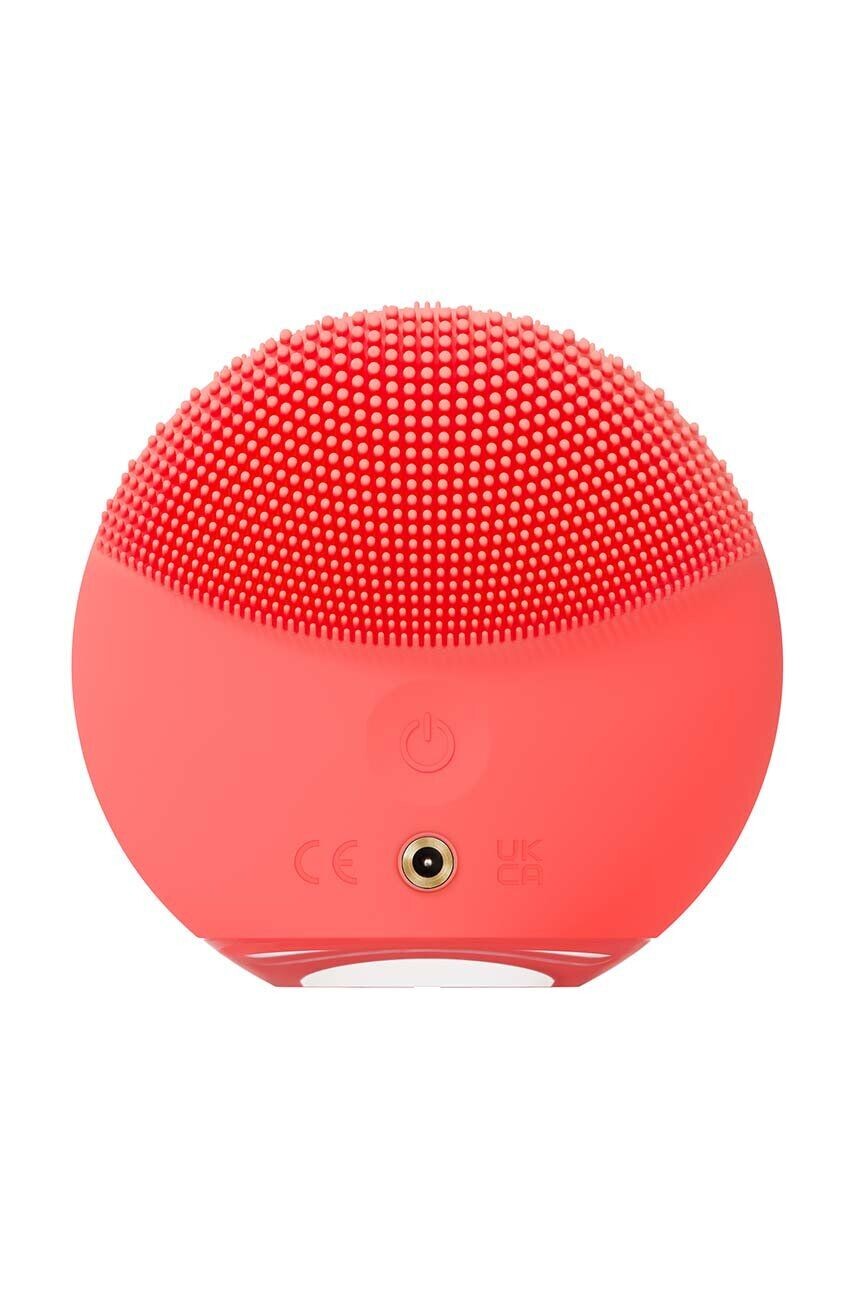 Двусторонний очищающий массажер для лица FOREO LUNA 4 mini, цвет arancione — фото 3
