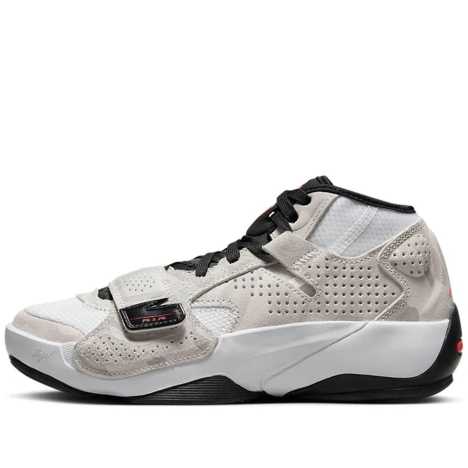 Детские баскетбольные кроссовки Air Jordan Zion FJ28 белого и малинового цвета HTAT67 — фото 3