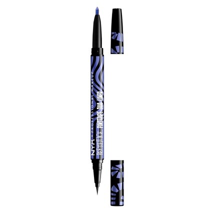 

Карандаш для глаз Nyx Professional Makeup Beetlejuice Pinstripe Duo Eye Liner двусторонний, черный