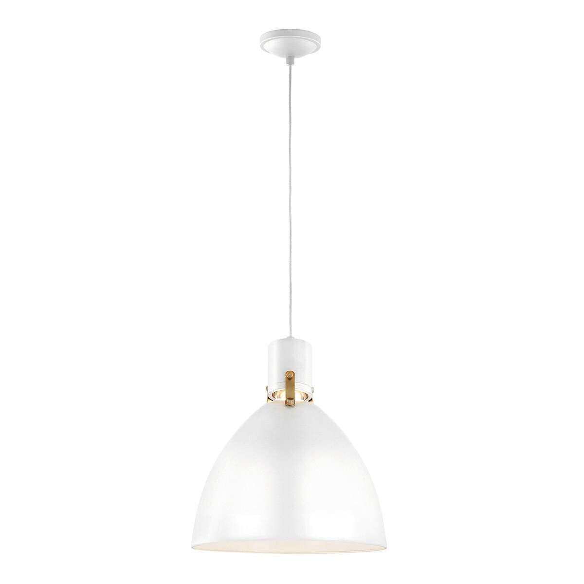 

Подвесной светильник Elstead Lighting, 35,9x53,2 см, белый/хром