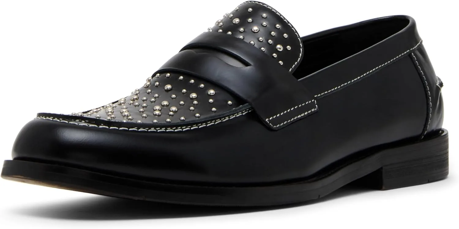 Мужские кроссовки Steve Madden Natan Penny Moc, черный/серебряный