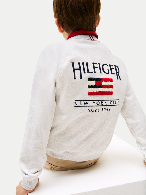 Свободный крой толстовки KB0KB09571 D Tommy Hilfiger, серый — фото 4