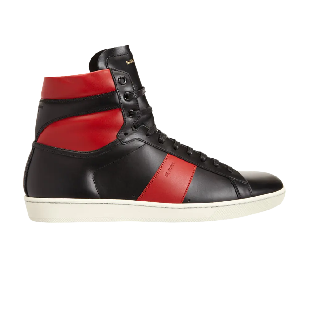 Высокие кроссовки Saint Laurent SL-02H High, черный
