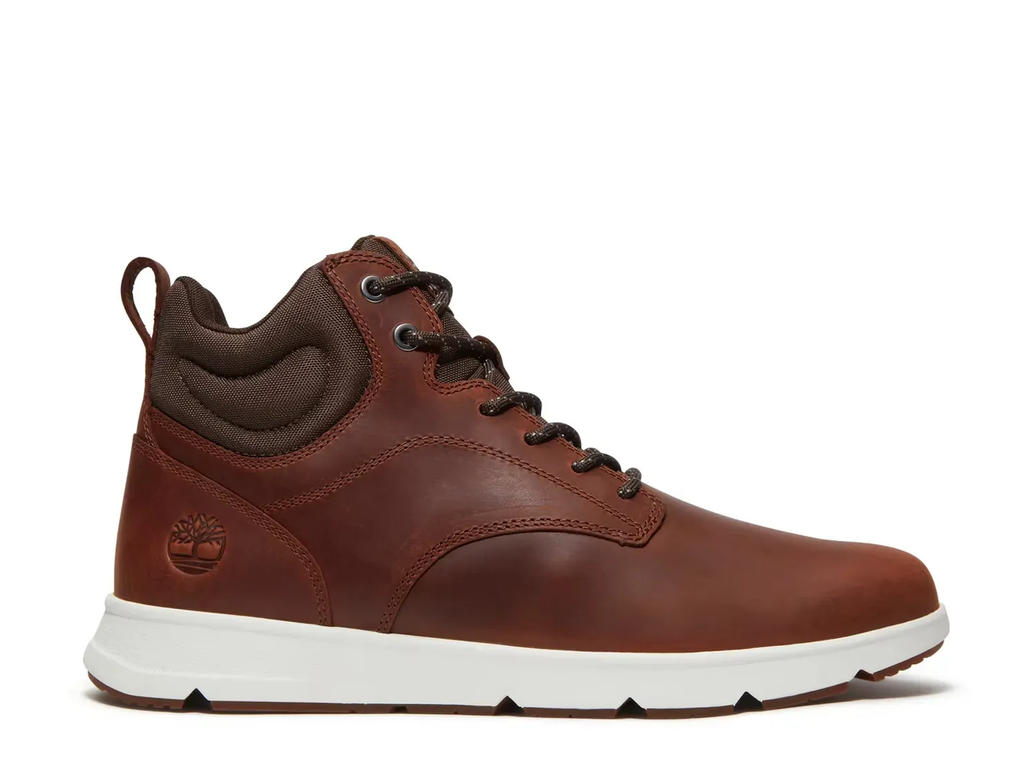 Мужские ботинки Timberland Parker Street кожаные с круглым носком, коричневый — фото 4