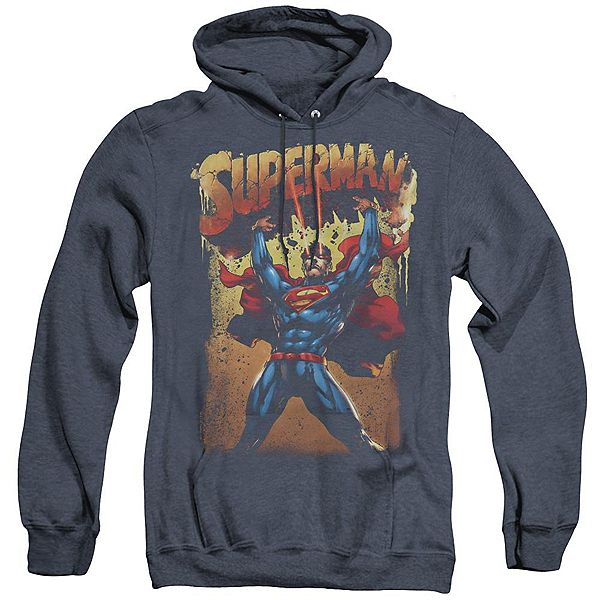 

Толстовка с капюшоном Superman lift up adult heather Licensed Character