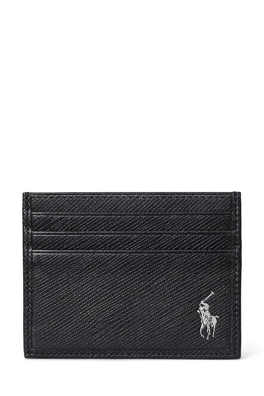 

Кожаный чехол для карт Polo Ralph Lauren, черный