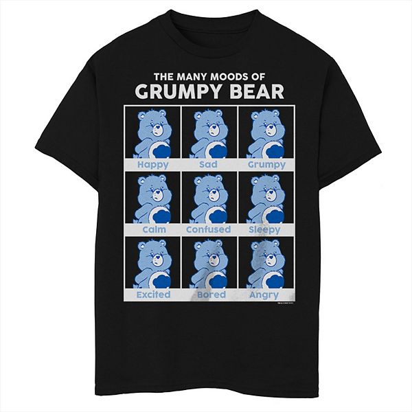

Футболка с принтом Care Bears Grumpy Bear для мальчиков 8-20 husky Licensed Character