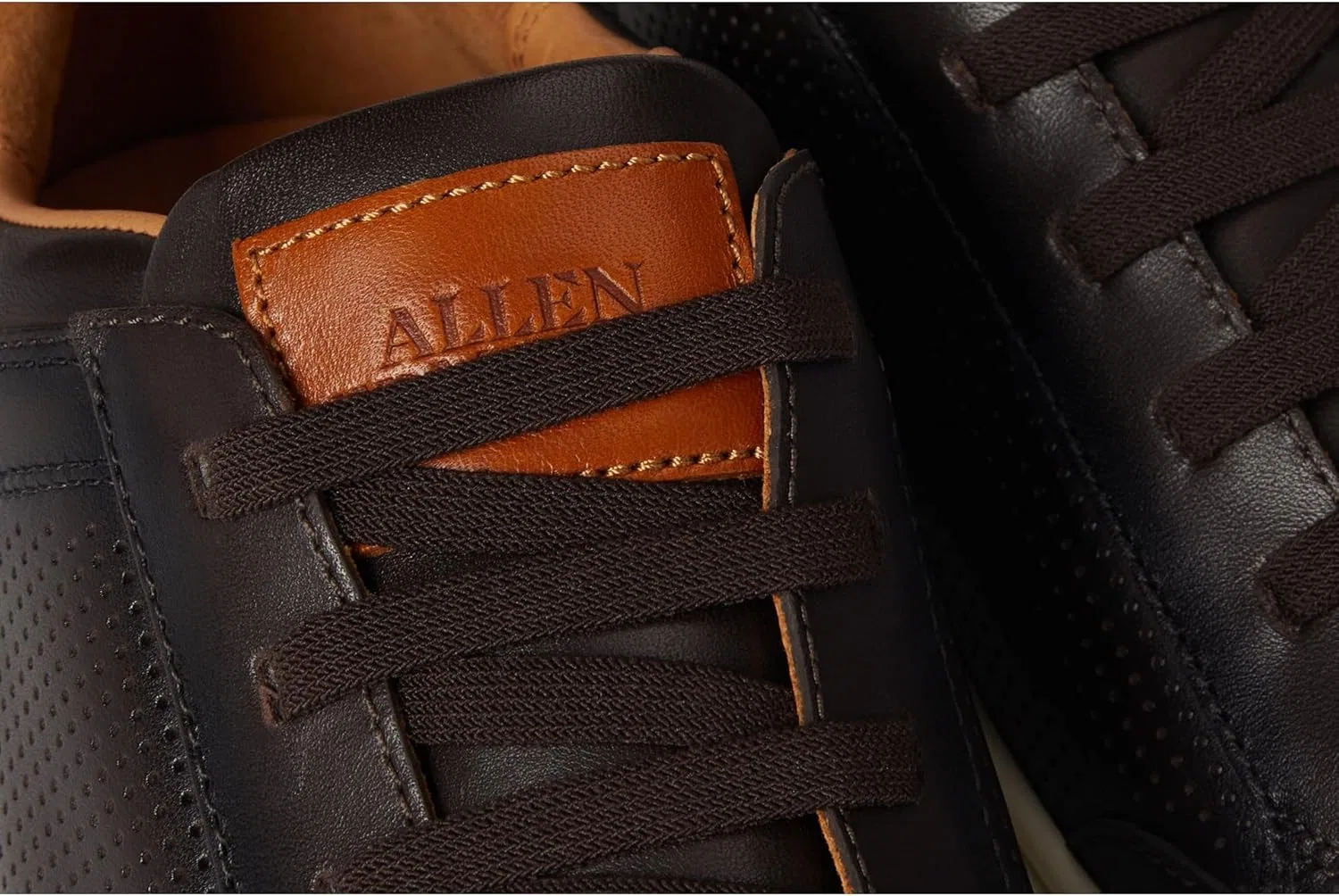 Мужские кроссовки-слипоны Allen Edmonds, темно-коричневые — фото 2