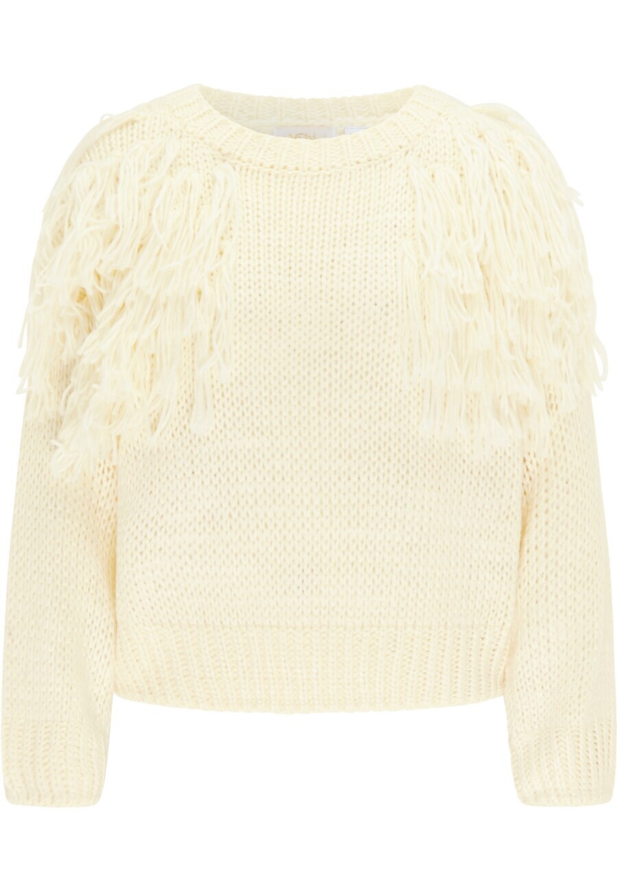 

Тонкий вязаный свитер usha FESTIVAL Sweater, белый