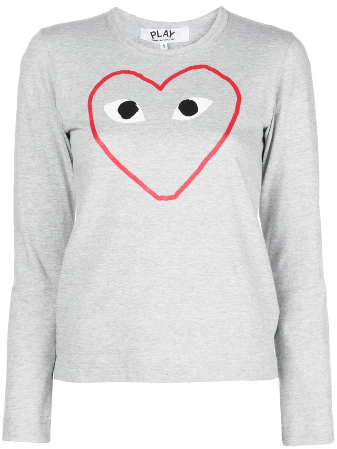 

Футболка с логотипом Comme Des Garçons Play, серый