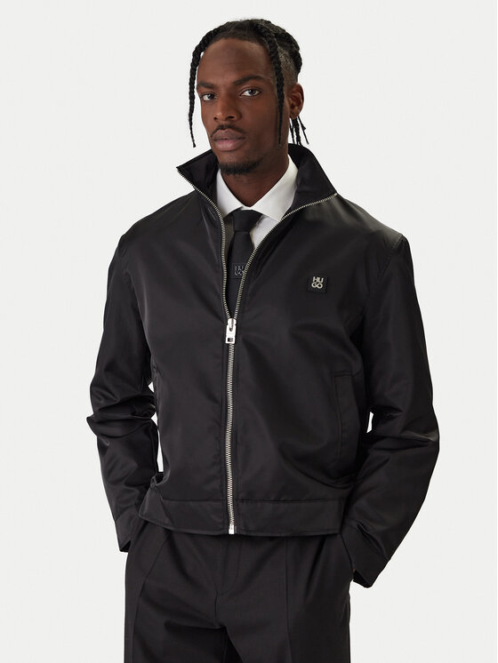 

Демисезонная куртка regular fit Bapono 50552664 Hugo, черный