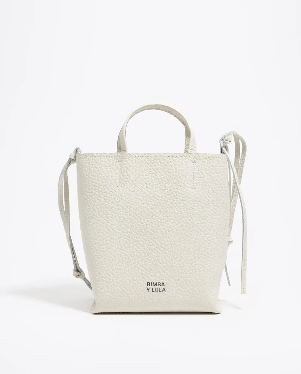 

Женская кожаная сумка среднего размера Bimba y Lola, серый