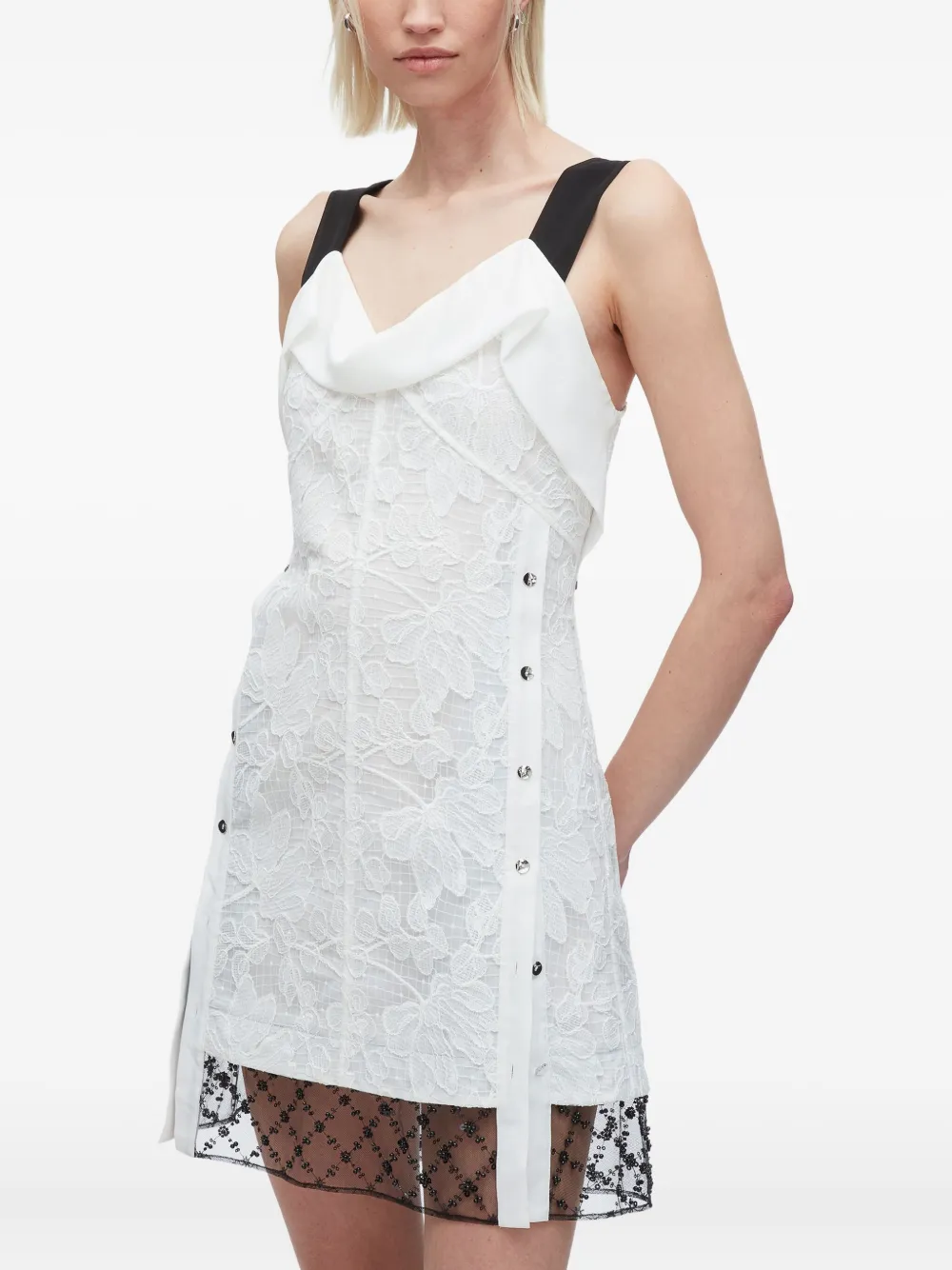 

Платье мини с кружевной отделкой 3.1 Phillip Lim, белый