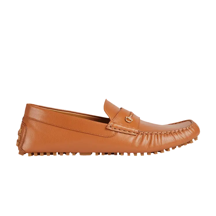 

Кроссовки Gucci Driver Loafer Horsebit - Brown, коричневый