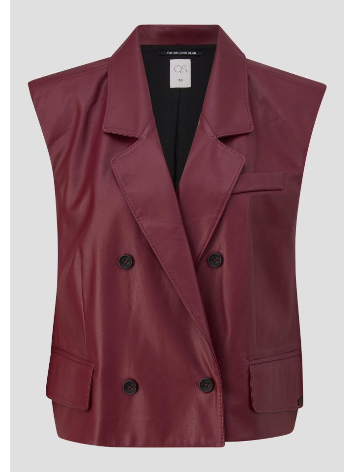 

QS Жилет для помещений в цвете 3900_bordeaux