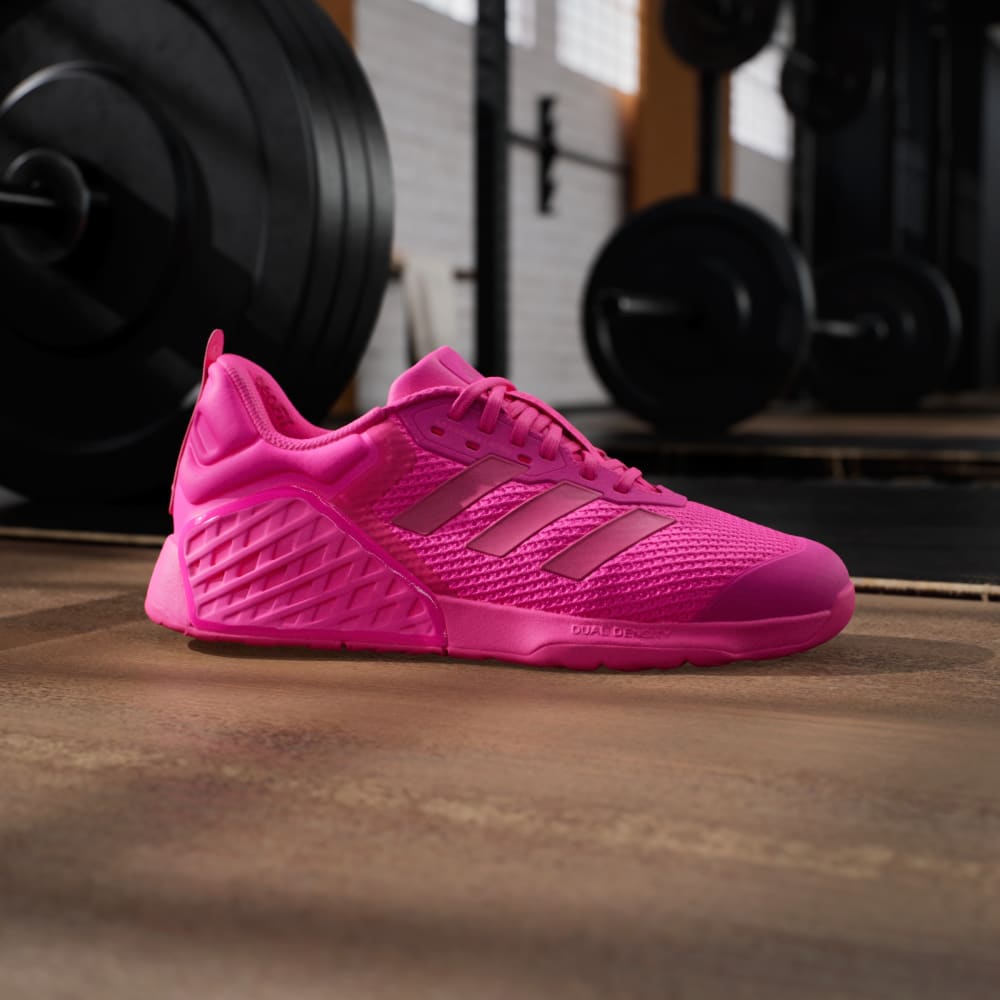 Кроссовки Adidas Dropset 3 Training Shoes, цвет Shock Pink/Shock Pink/Cloud White — фото 2
