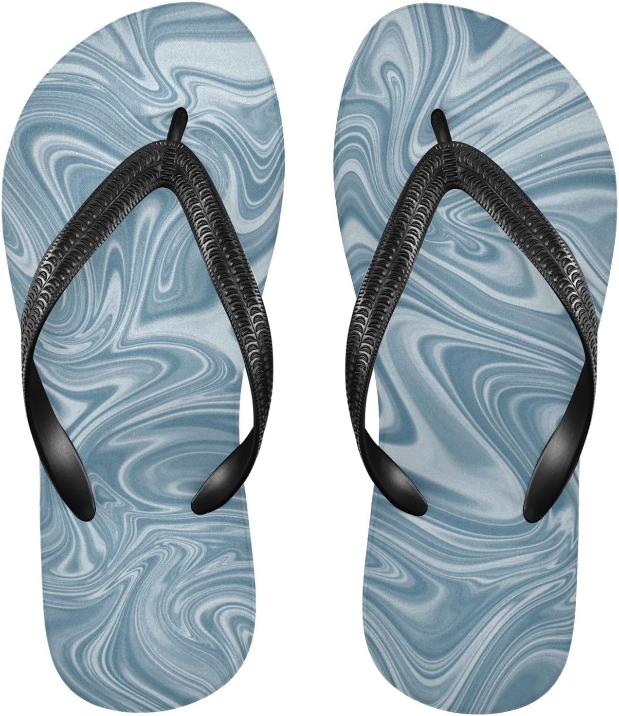 

Шлепанцы SPRIPORT с узором тай-дай, узкие, для женщин и мужчин, темно-синий