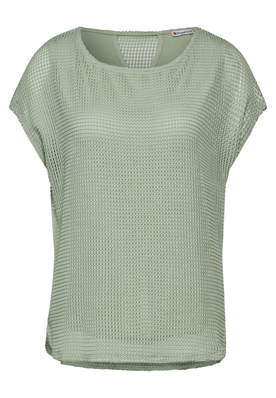 

Футболка STREET ONE Shirt, пастельный зеленый
