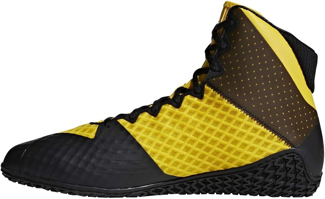 Борцовские кроссовки Adidas Mat Wizard 4, черный/золотой — фото 4