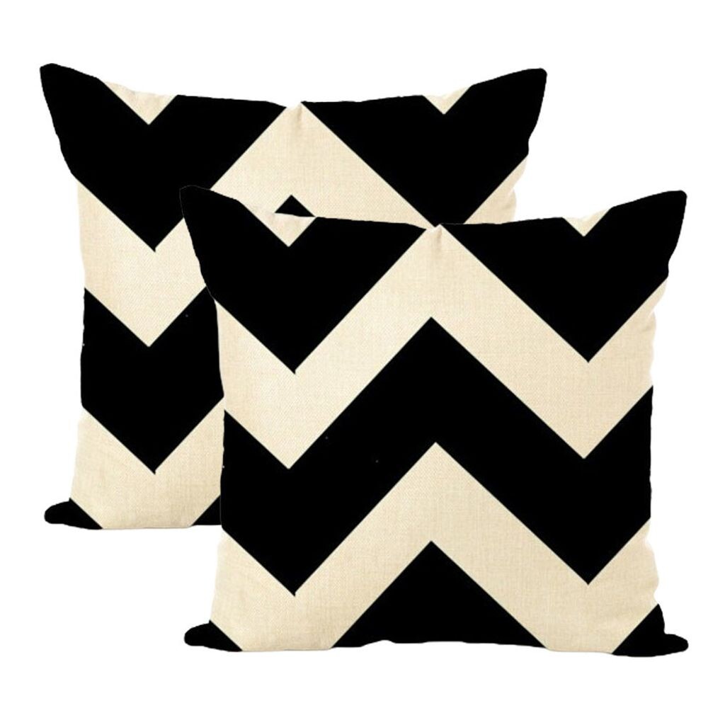 

Чехлы на подушки 45 см x 45 см. Набор из 2 декоративных чехлов в стиле бохо с геометрическим узором. Бежевый льняной чехол для дивана, спальни, дома, патио, квадратные наволочки 14 # CANDeal