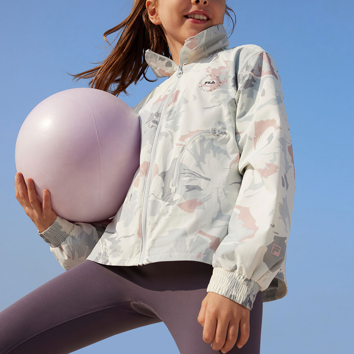 Детская куртка ФИЛА FILA, цвет Allover Print — фото 3