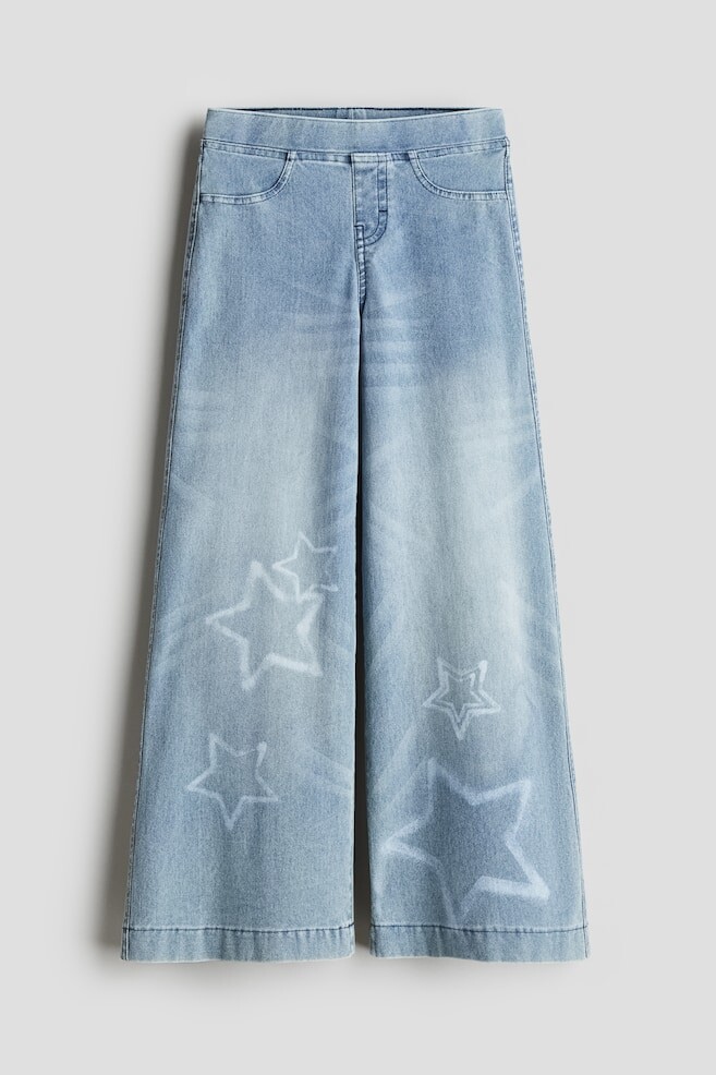 

Широкие брюки H&M, голубой