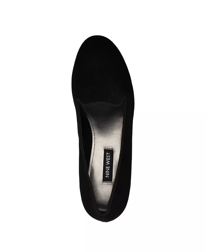 Женские лоферы Renold с круглым носком Nine West, черный — фото 4