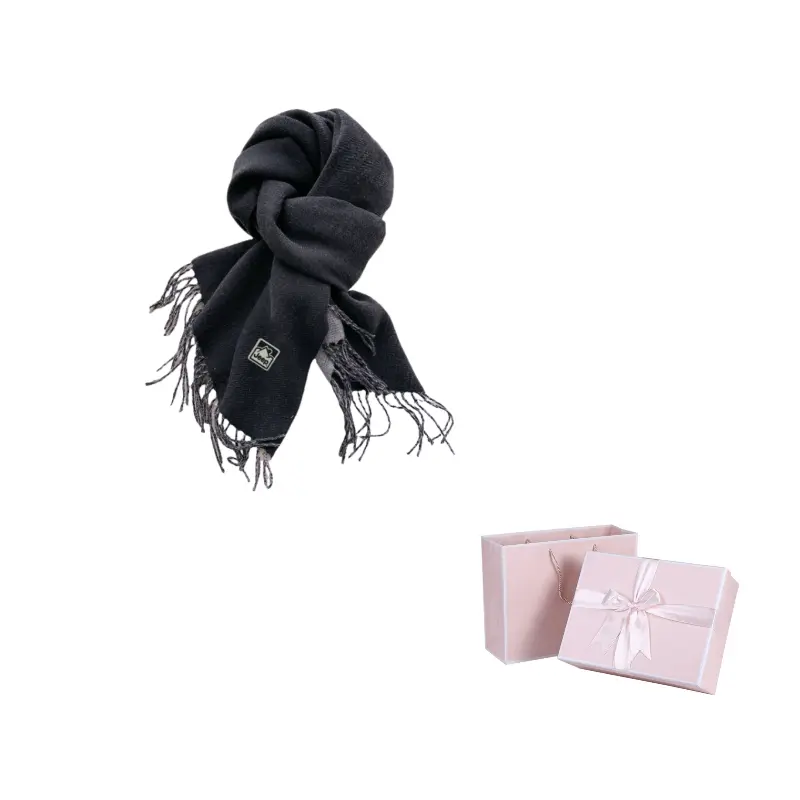 

Вязаный шарф Unisex Jeep, черный серый