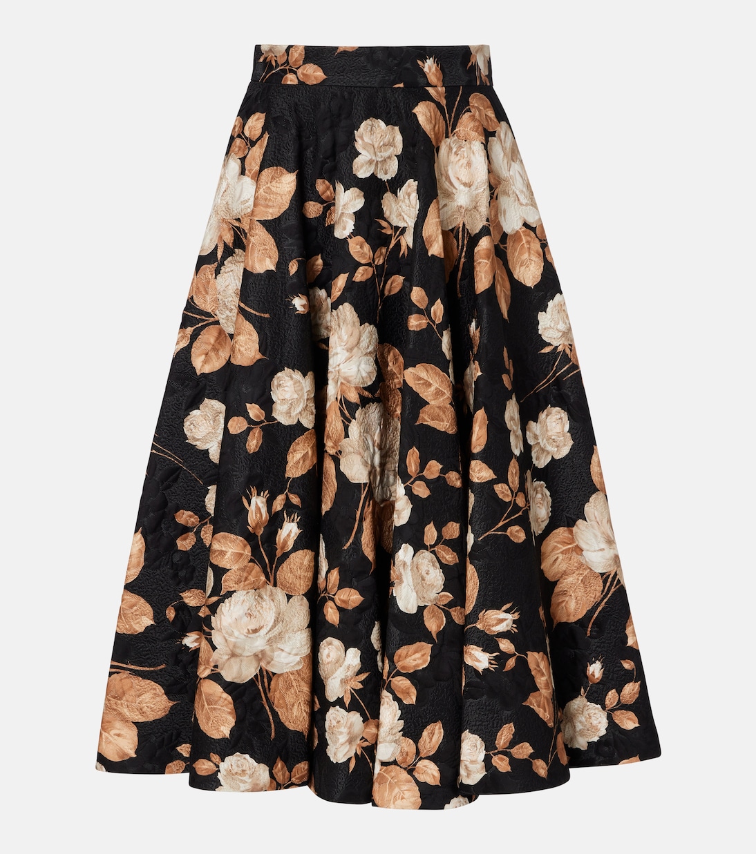 

Юбка миди из парчи с добавлением хлопка и шелка Dolce&Gabbana, Rose Vintage F. Nero