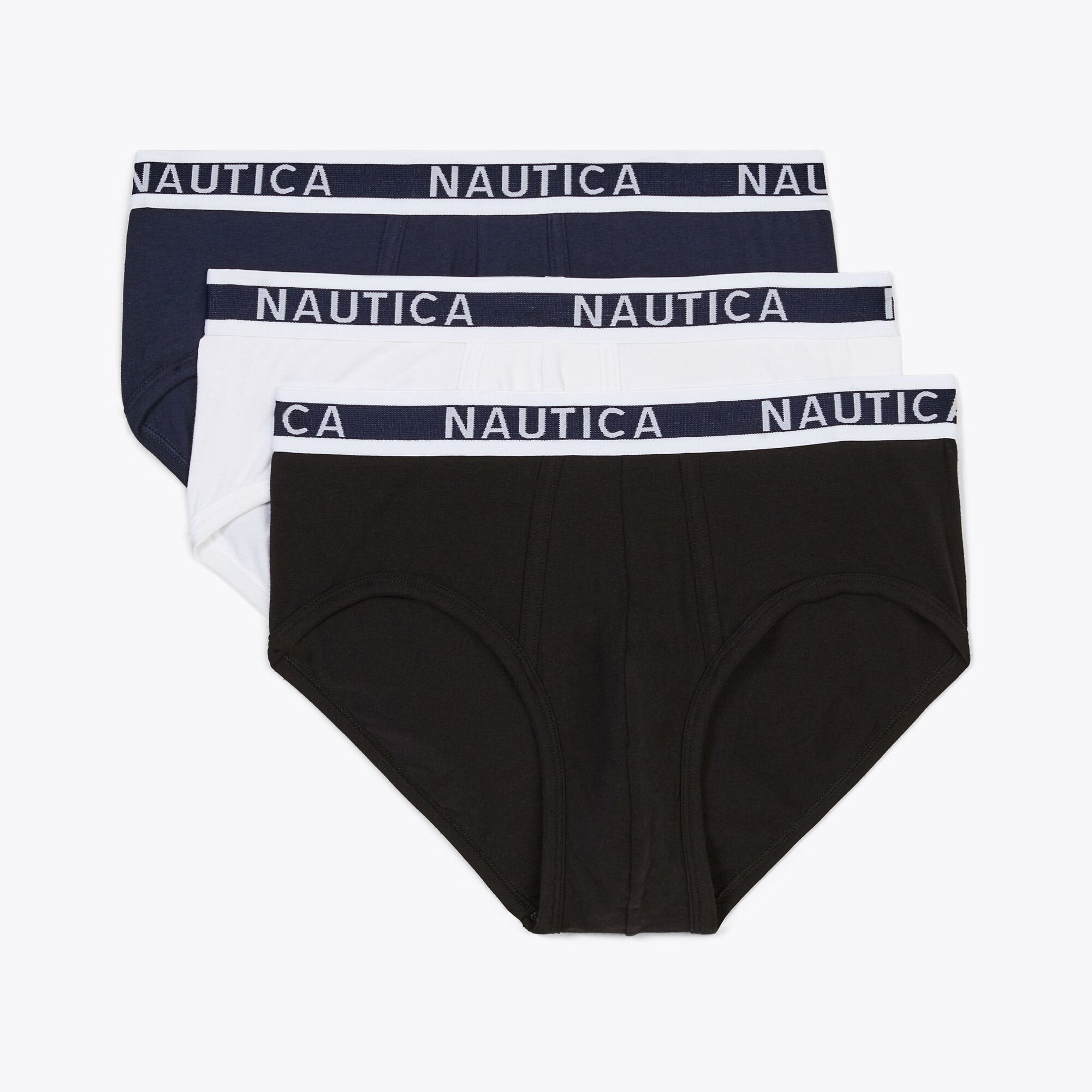 

Трусы-стрейч Nautica из хлопка, 3 шт. в упаковке, цвет charcoal t