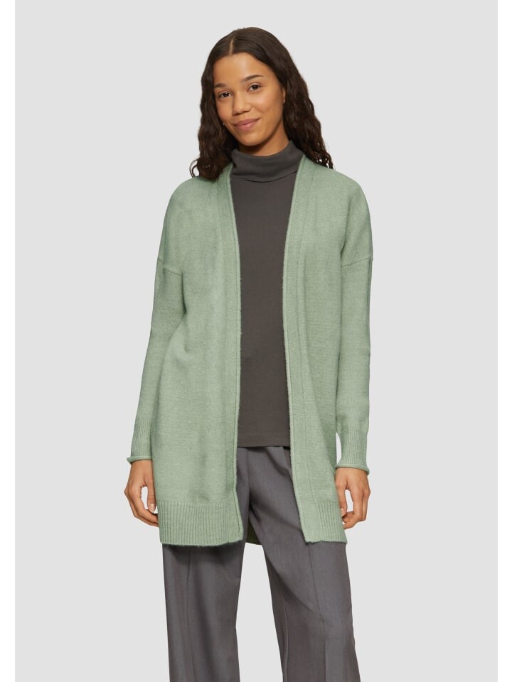 

Куртка QS Strickjacke langarm, зеленый