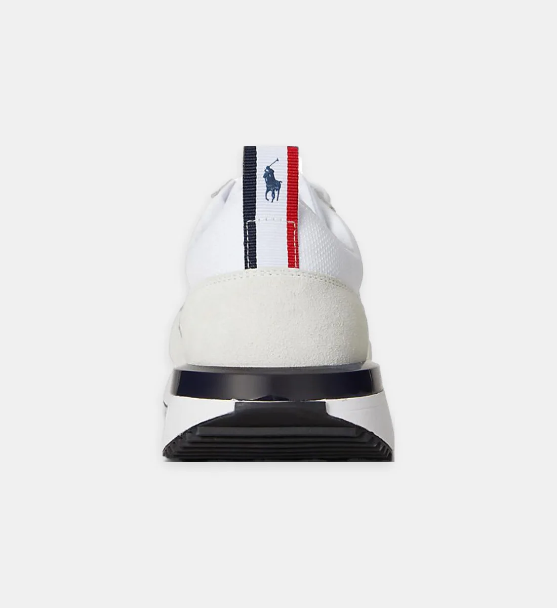 Кожаные низкие кроссовки Running Train 89 Signature Ribon POLO RALPH LAUREN, белый — фото 3
