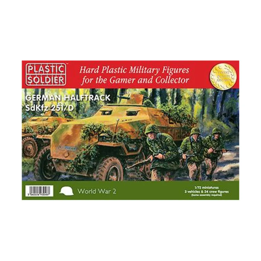 

Полугусеничный Sdkfz 251/D, WWII Miniatures - Germany (1:72)