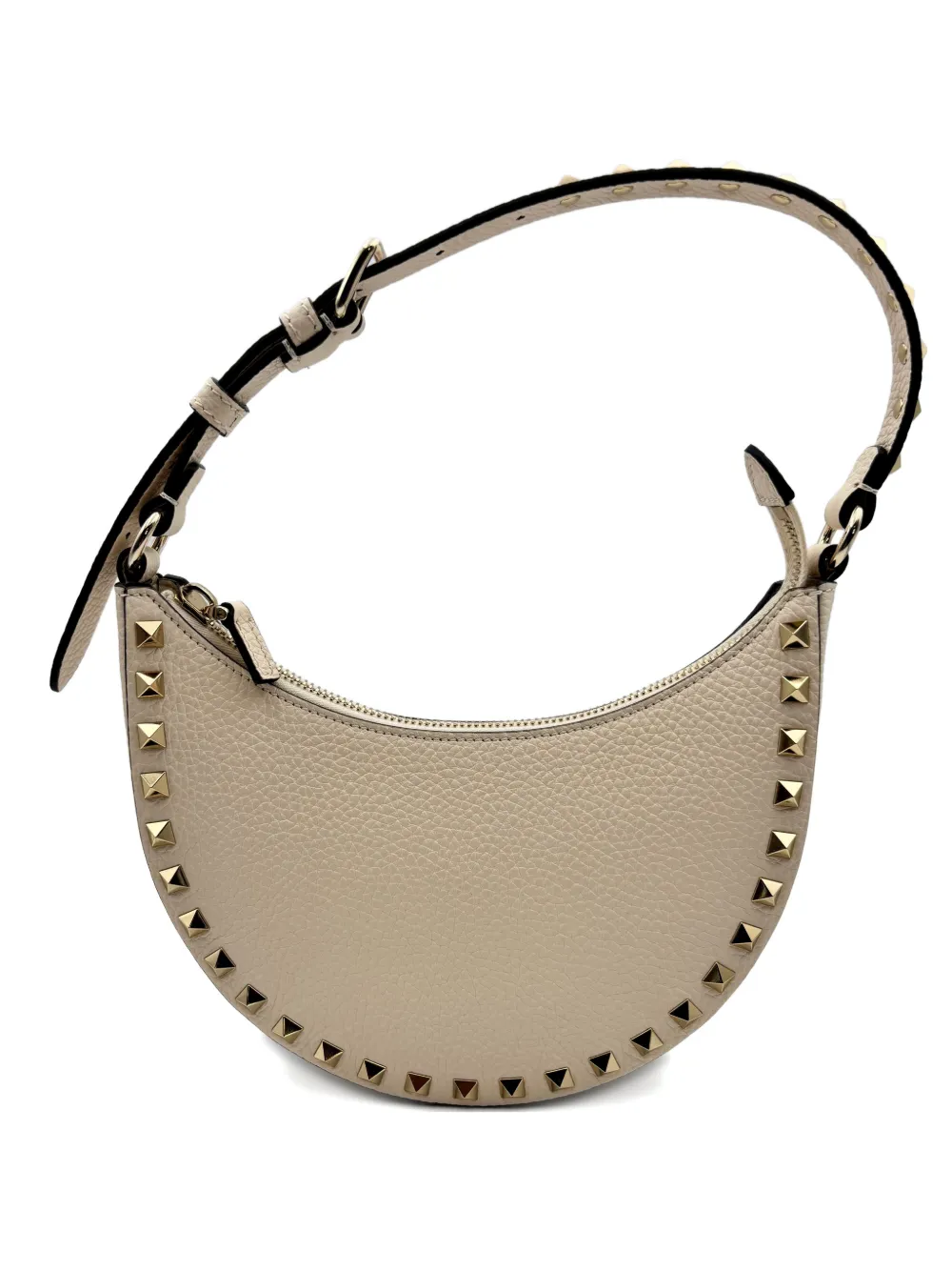 

Мини-сумка на плечо Rockstud Valentino Garavani, бежевый