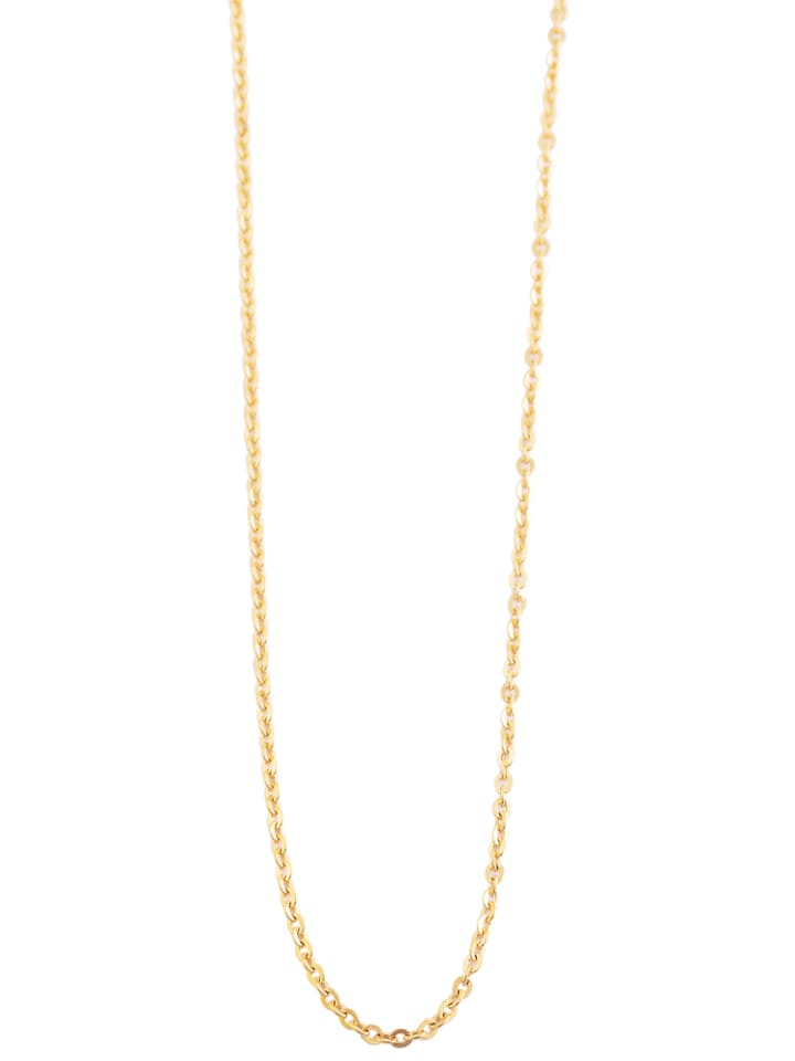 

Adeliás Колье унисекс - цепочка из нержавеющей стали с якорным креплением 45+5 мм, золото