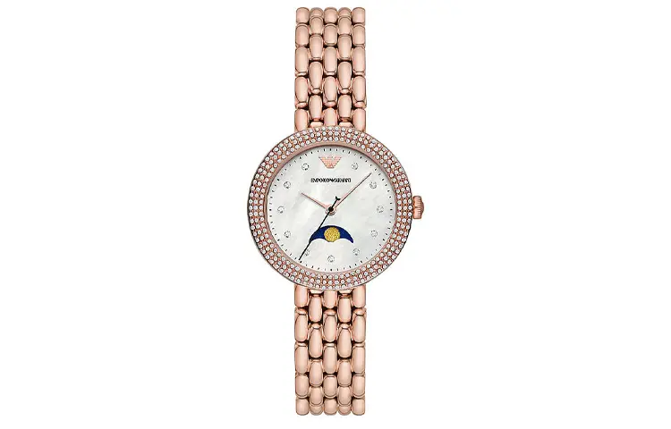 

EMPORIO ARMANI Часы Wrist Watch Quartz Movement Stainless Steel Strap 32mm White Dial Women's Watch