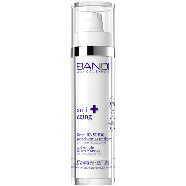 

BB крем с spf30 против морщин с коллагеновым пептидом для лица, 50 мл Bandi Medical expert anti-age