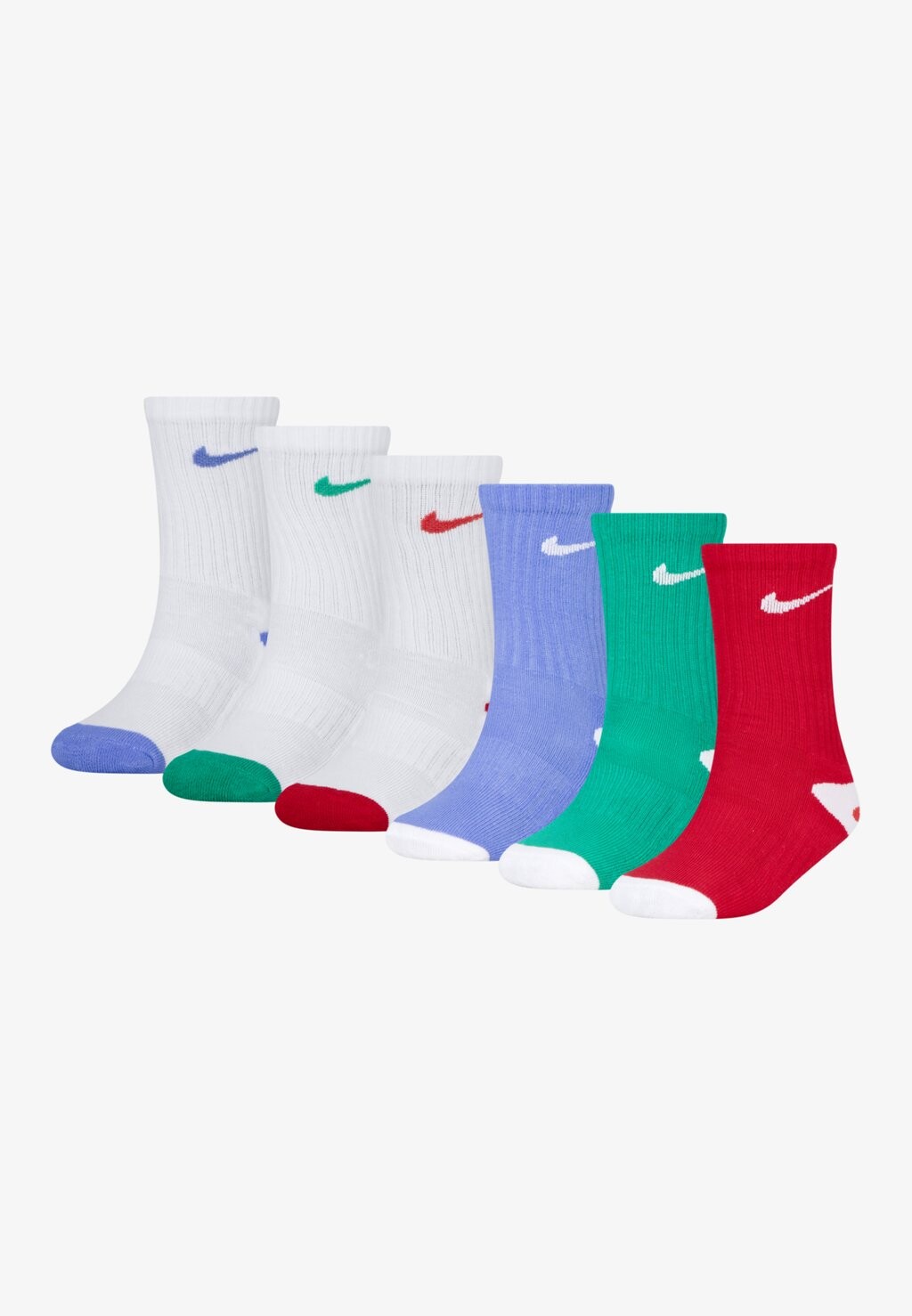 

Комплект носков SMILEY CREW UNISEX Nike, 6 пар, мультиколор