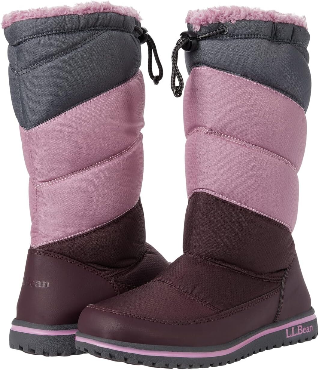 

Зимние ботинки Ultralight Water Resistant Snow Boot Tall L.L.Bean, цвет Dark Plum/Mauve Berry