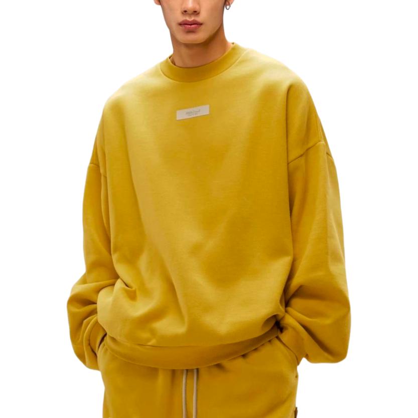 Fear Of God Essentials Свитшот мужской императорский желтый Imperial Yellow — фото 2