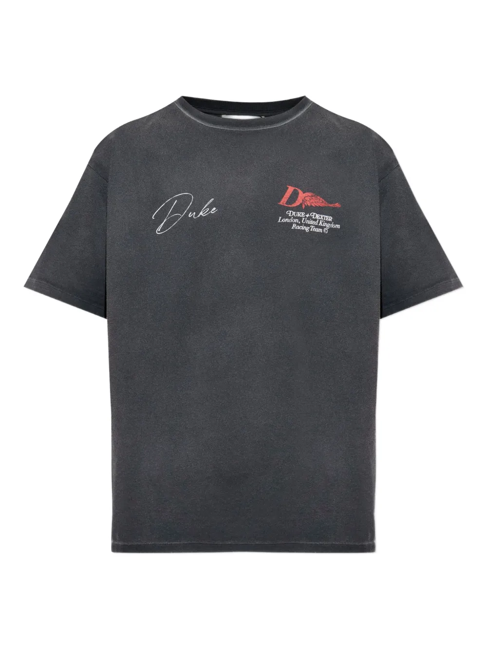 

Футболка с графическим принтом Duke & Dexter, серый