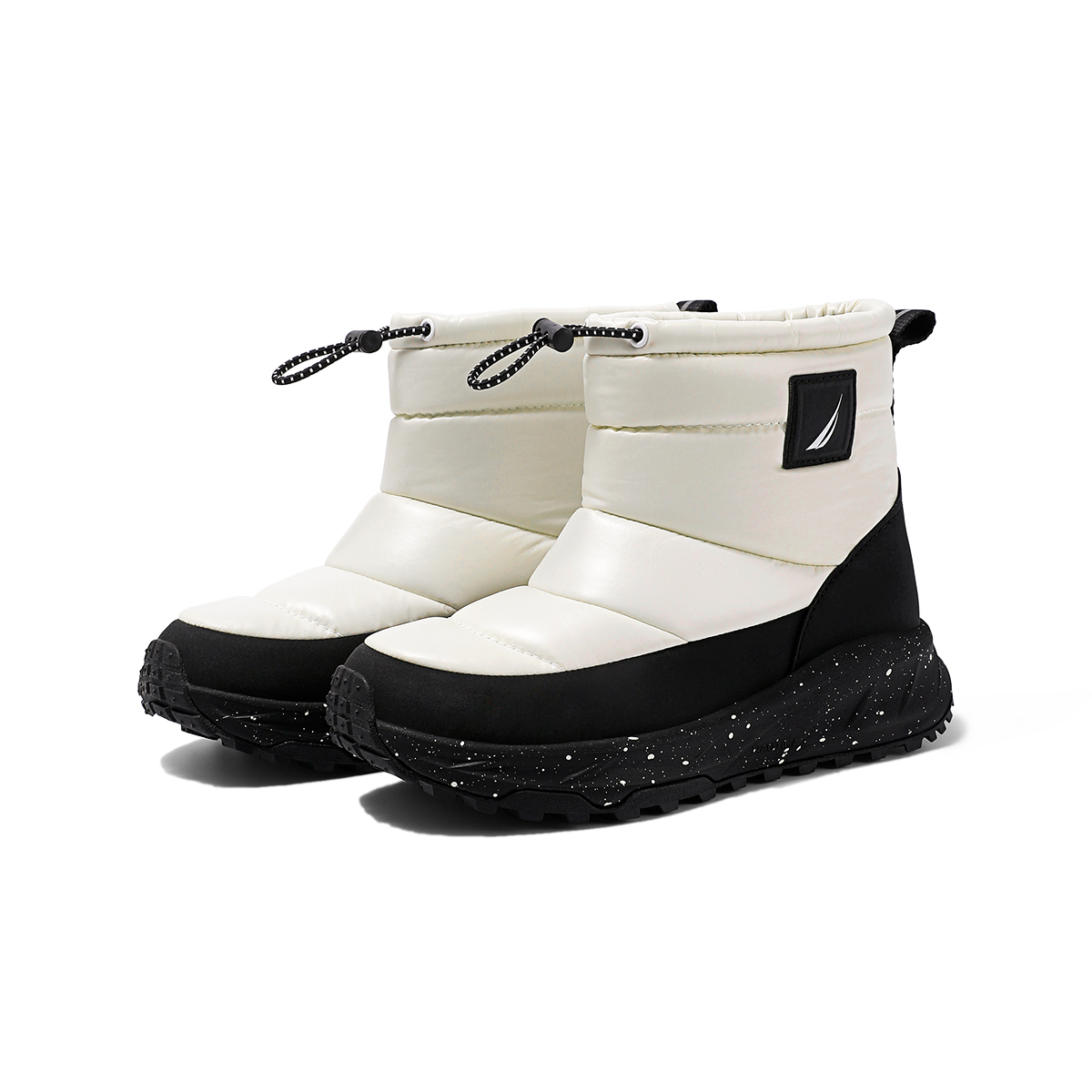 NAUTICA Высокие детские снежные ботинки ecru unisex — фото 3