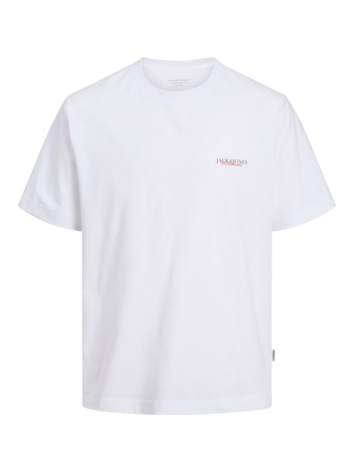 

Футболка JACK & JONES PLUS, ярко-белый