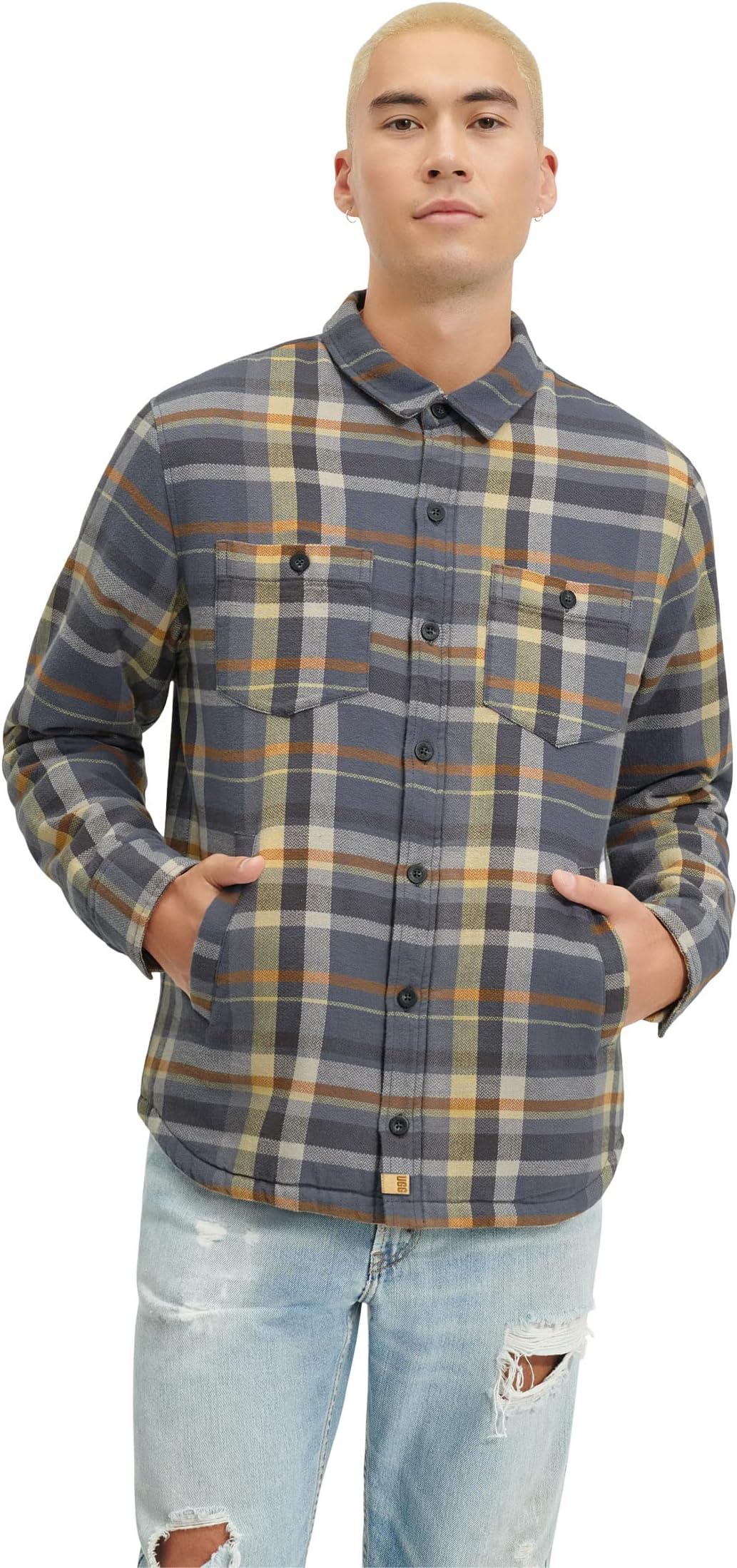 

Куртка UGG Braxton Plaid Shirt Jacket, цвет Cyclone Multi