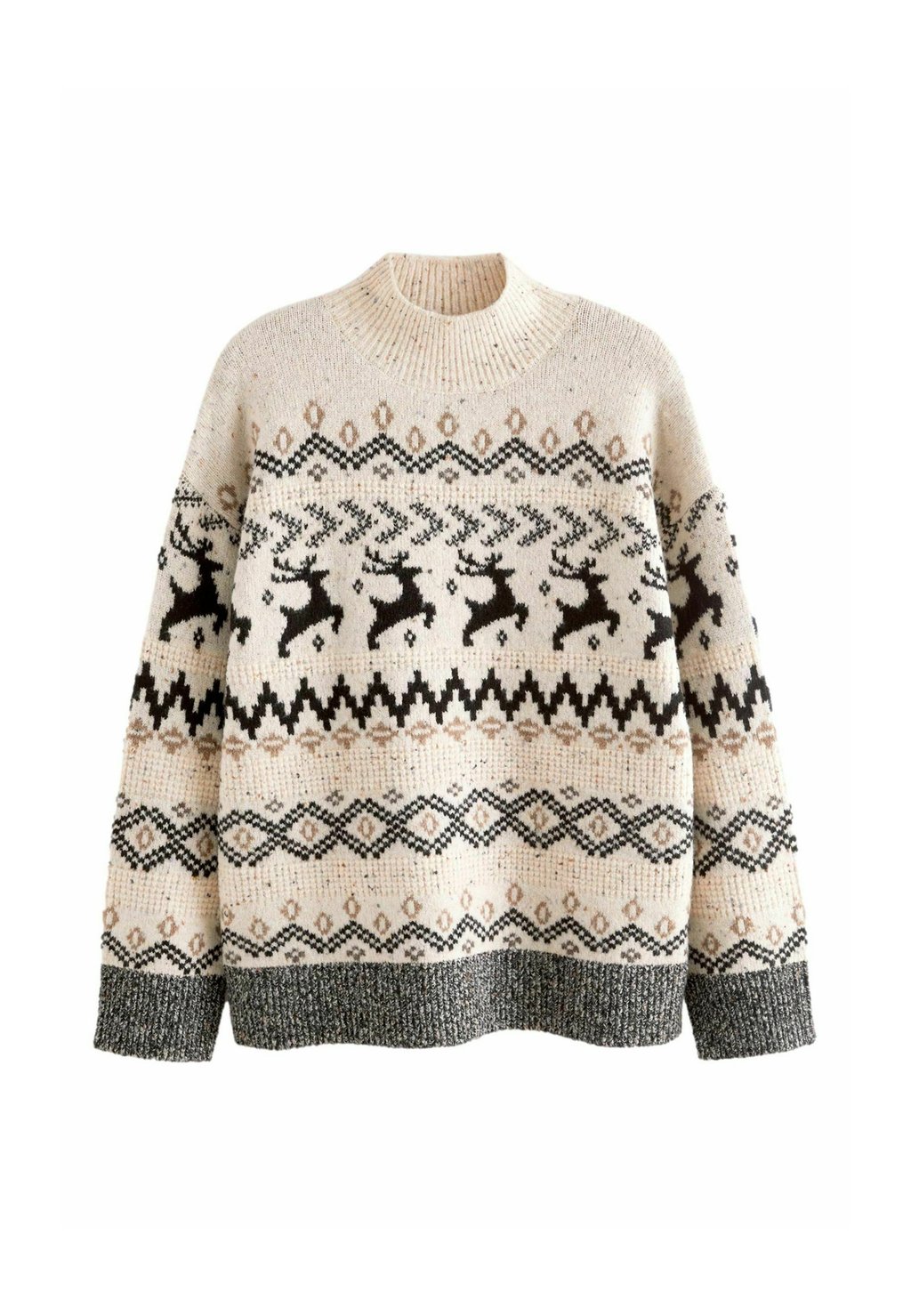 

Джемпер MATCHING FAMILY CHRISTMAS FAIRISLE STAG Next, белый