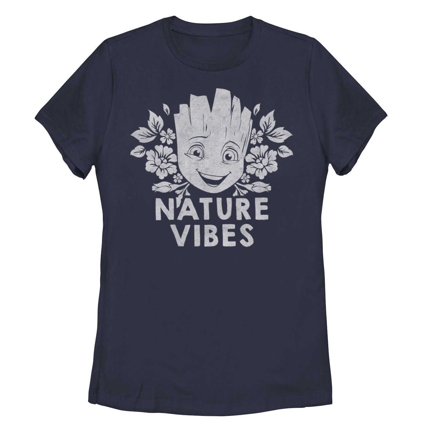 

Детская футболка с рисунком Marvel Guardians Of The Galaxy Groot «Nature Vibes» Licensed Character, темно-синий