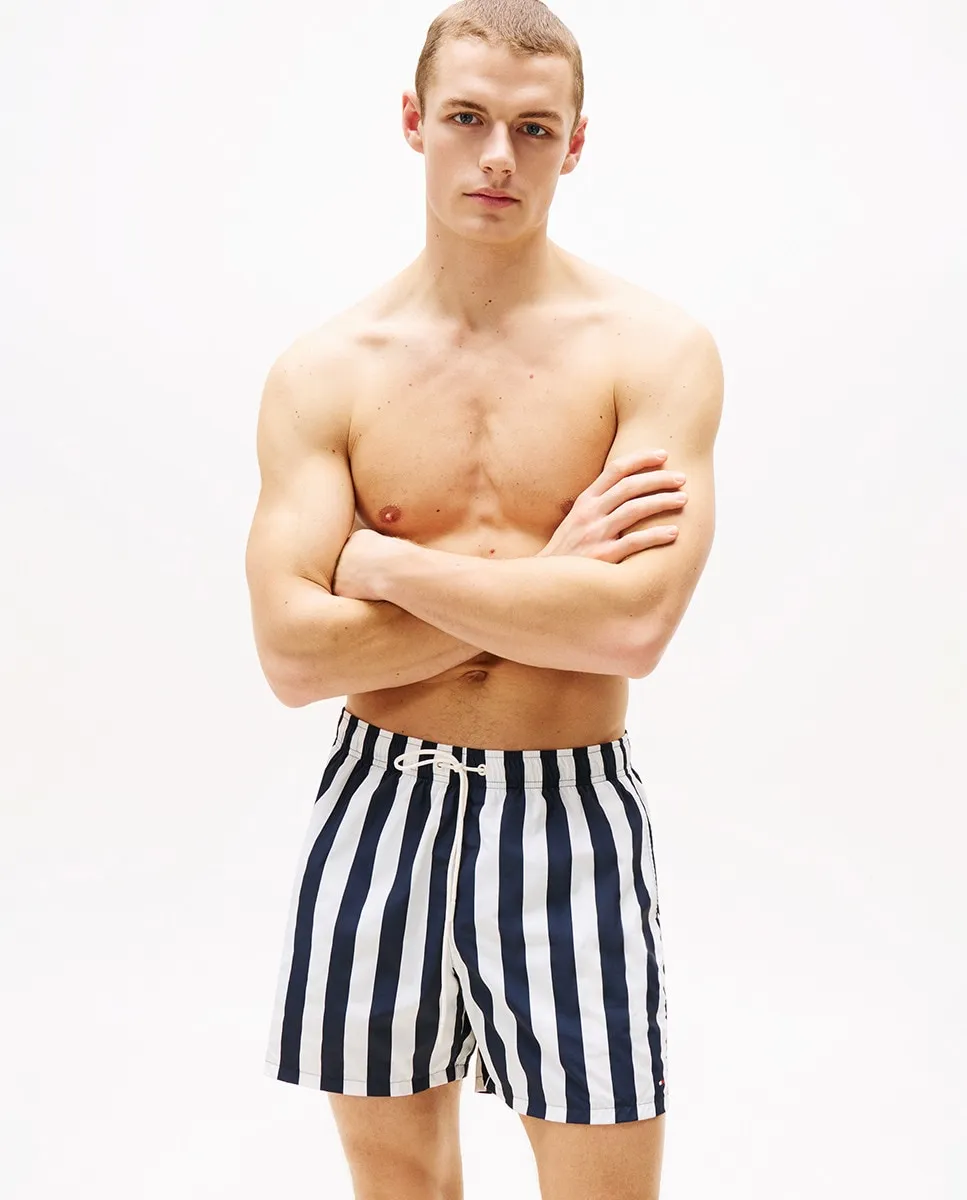 

Купальник с принтом и регулируемой талией Tommy Hilfiger, красный